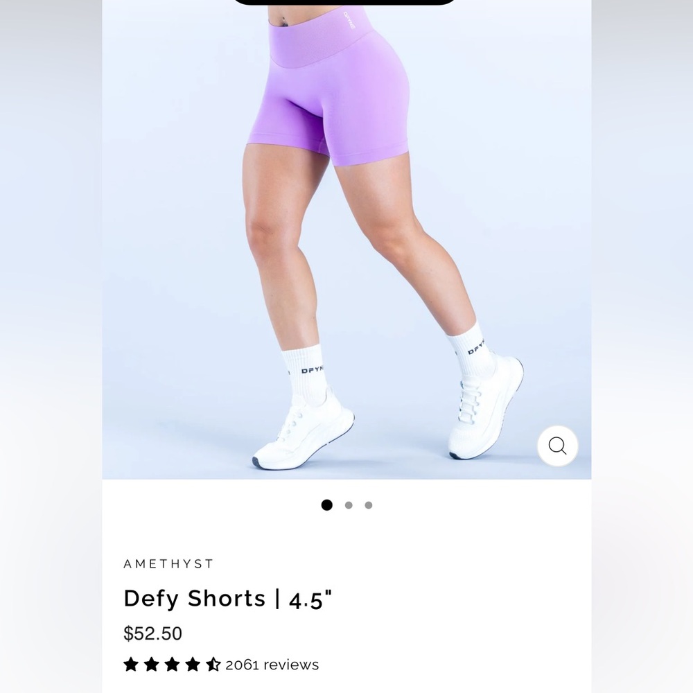 •Defy shorts•